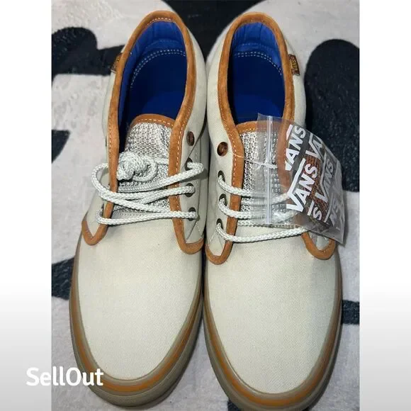 Vans x Bodega Men's Off-White Chukka Low Sneakers Size 10M - Picture 2 of 4